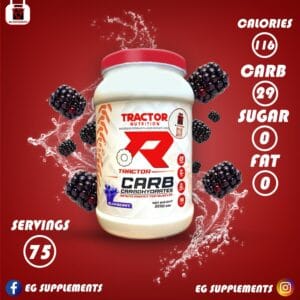 Carb Tractor - Sugar and Fat Isolated -blueberry- 75 Servings
