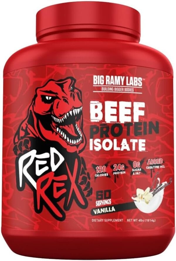 RED REX 100% BEEF PROTEIN ISOLATE - VANILLA