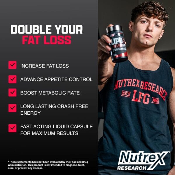 ⁦Nutrex Research Lipo-6 Black Ultra Concentrate⁩ - الصورة ⁦3⁩